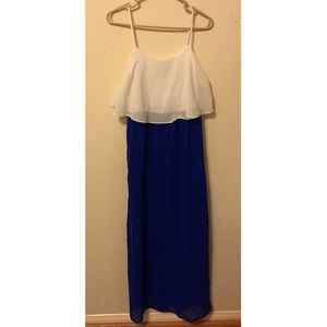 Charlotte Russe two color maxi dress